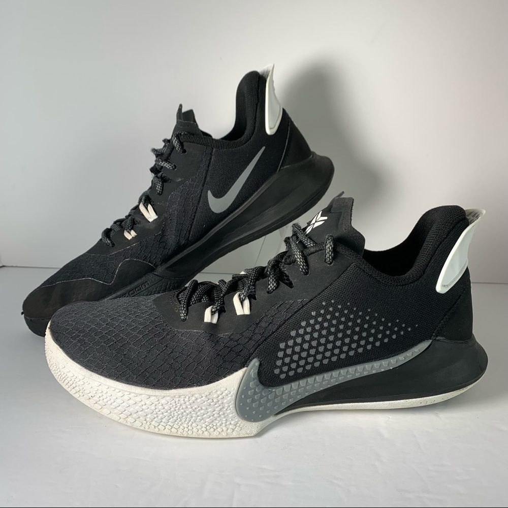 Nike Mamba Fury ck2087-001 Black Sneakers Shoes Men's 8